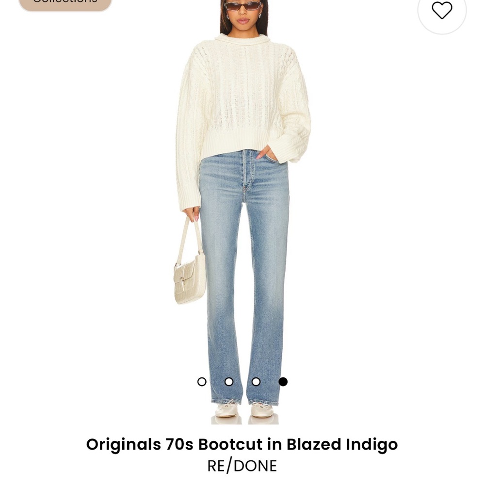 RE/DONE Originals 70s Bootcut in Blazed Indigo - 26